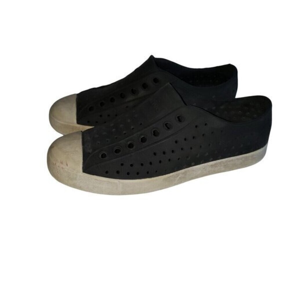 Native Jefferson Black White Shoes‎ Big Kid Size 5.5 /Womens Size 7 /Mens Size 5
